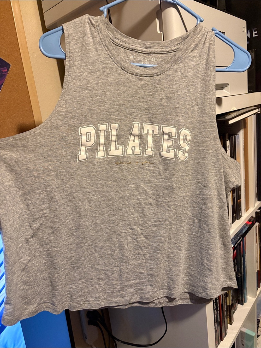 Club Pilates Pre-Loved Gray Muscle Tank